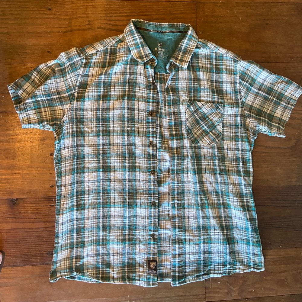 Two Kühl Plaid Men’s Shirts